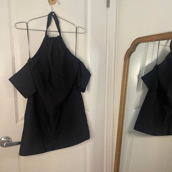 C/MEO Collective Black halter neck mini dress - Picture 5 of 7